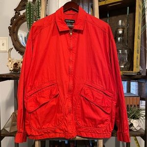 Vintage Calvin Klein Sport red full zip jacket. See photos of condition. XL